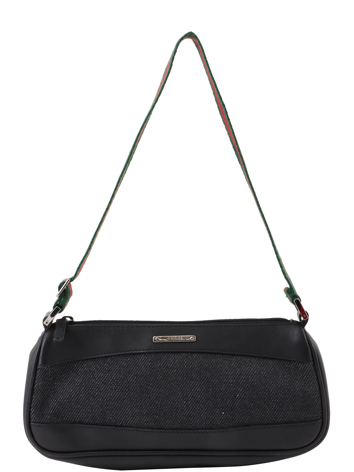 GUCCI ナイロンGGパターンボストンバッグ ブラック｜VINTAGE QOO