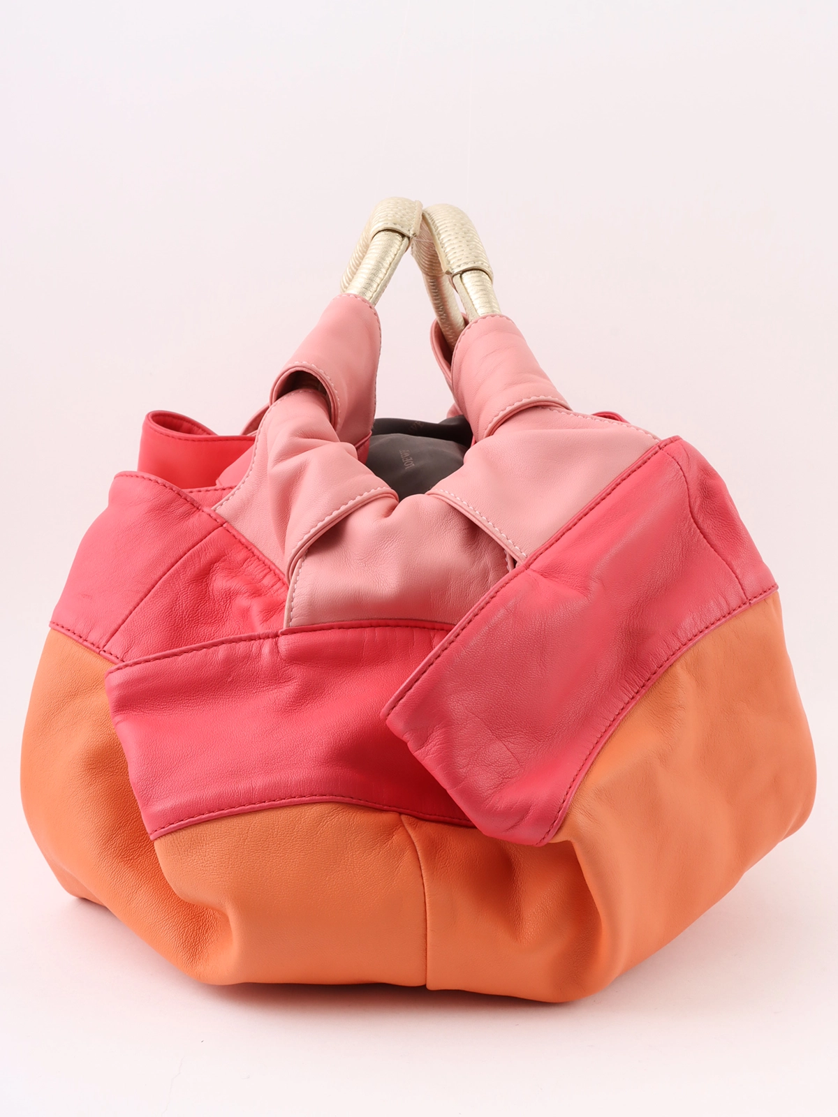 LOEWE - ロエベ ハンドバッグ カリエ ピンク シルバー ミニ