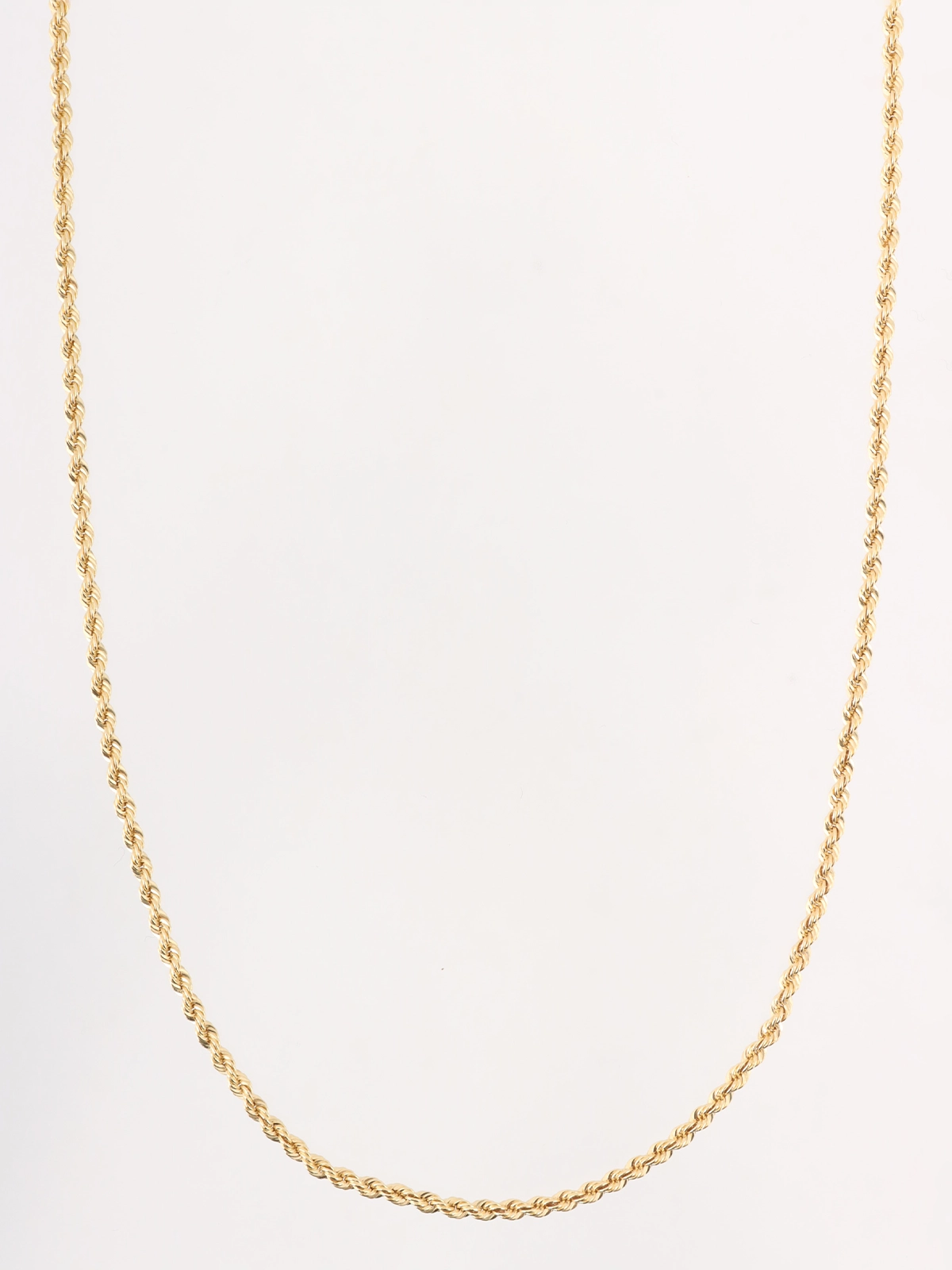 TIFFANY & CO. 14K ツイストロープチェーンロングネックレス