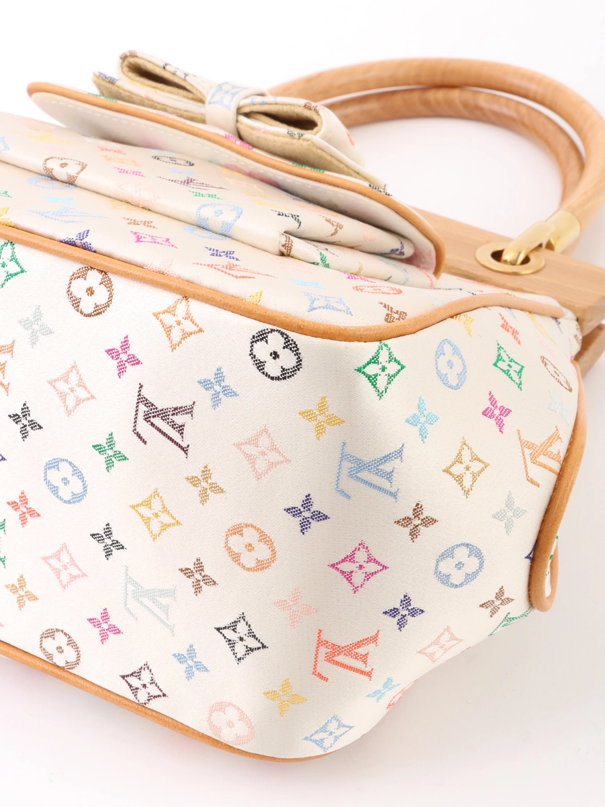 LOUIS VUITTON 2003年製 モノグラムサテンアベリア ブロン