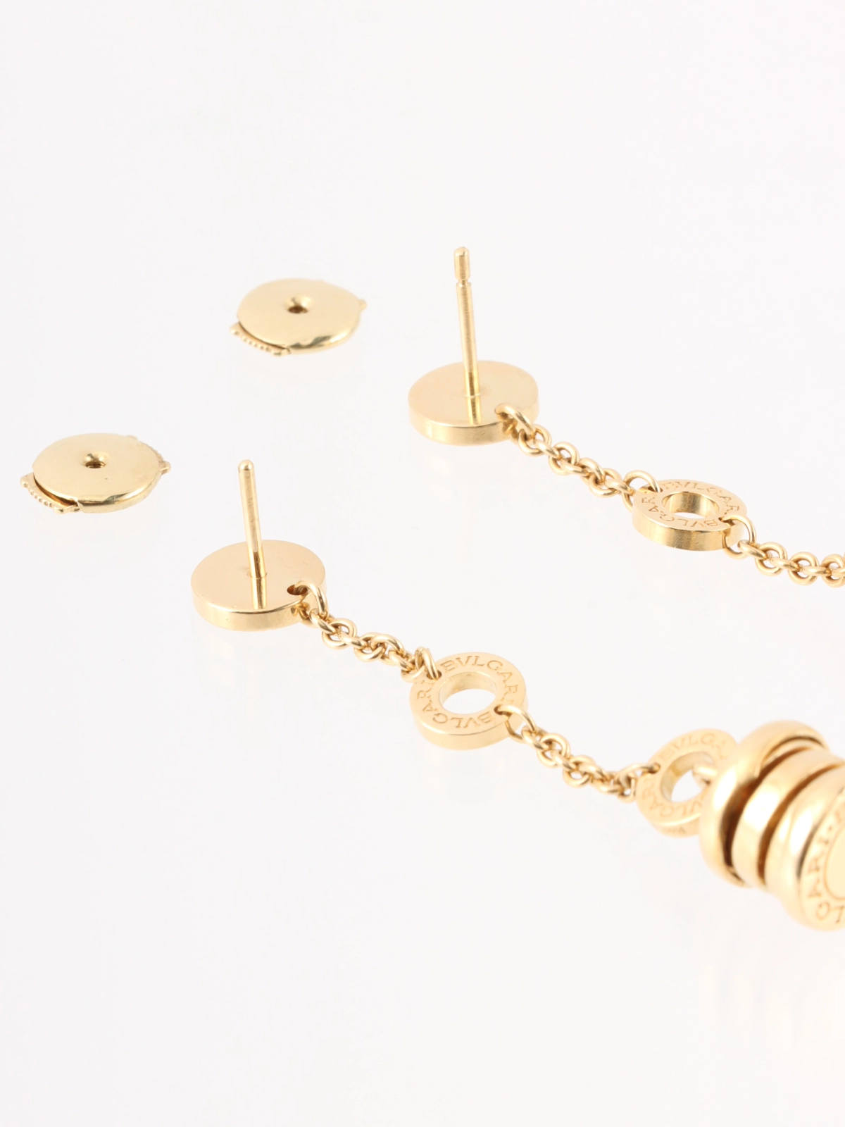 BVLGARI 18Kビーゼロワンエレメントピアス ゴールド｜VINTAGE