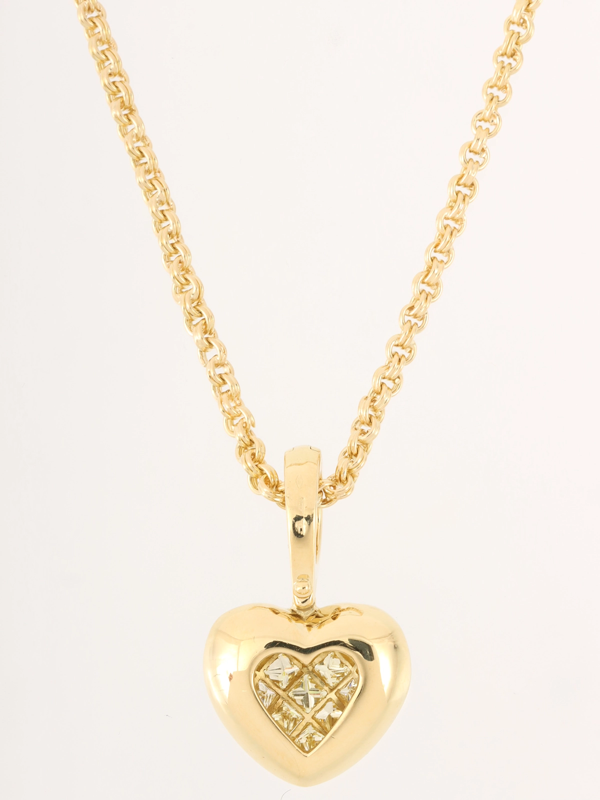 18KT ヴィンテージゴールドネックレス k18YG AU750 18金 イエローゴールド ネックレス カットボール