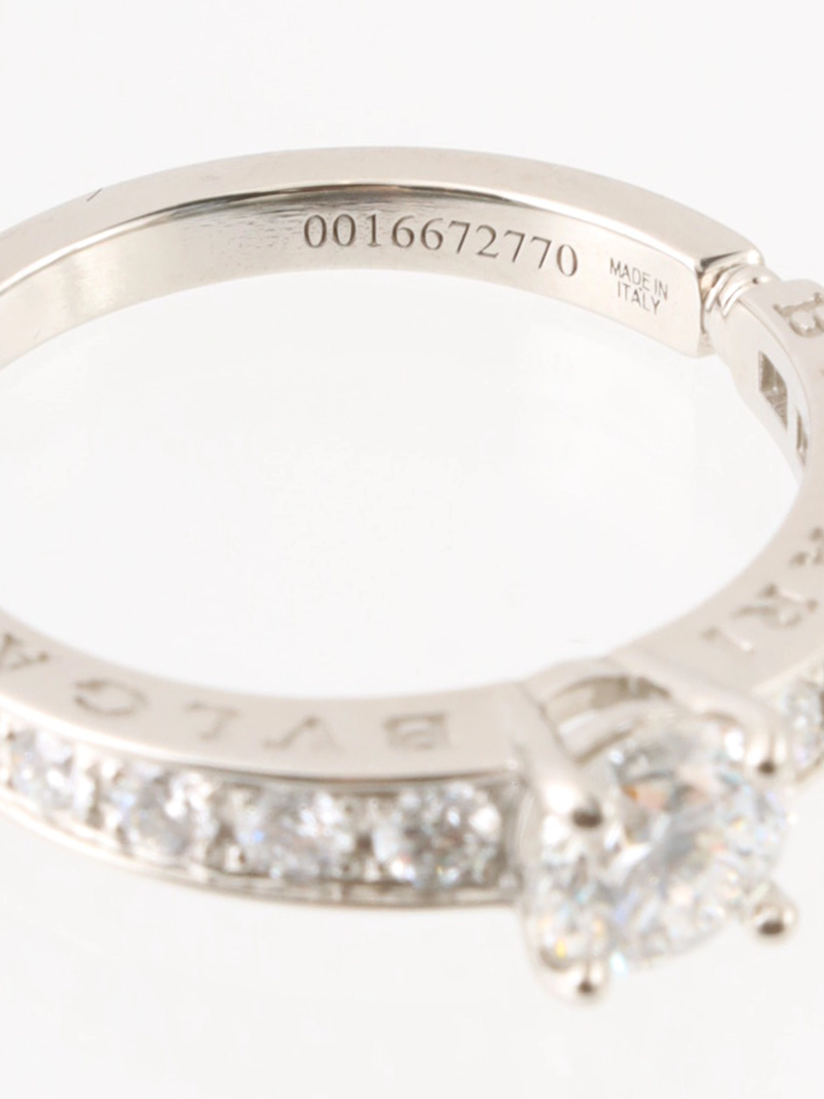 BVLGARI プラチナダイヤモンドデディカータアヴェネチアリング