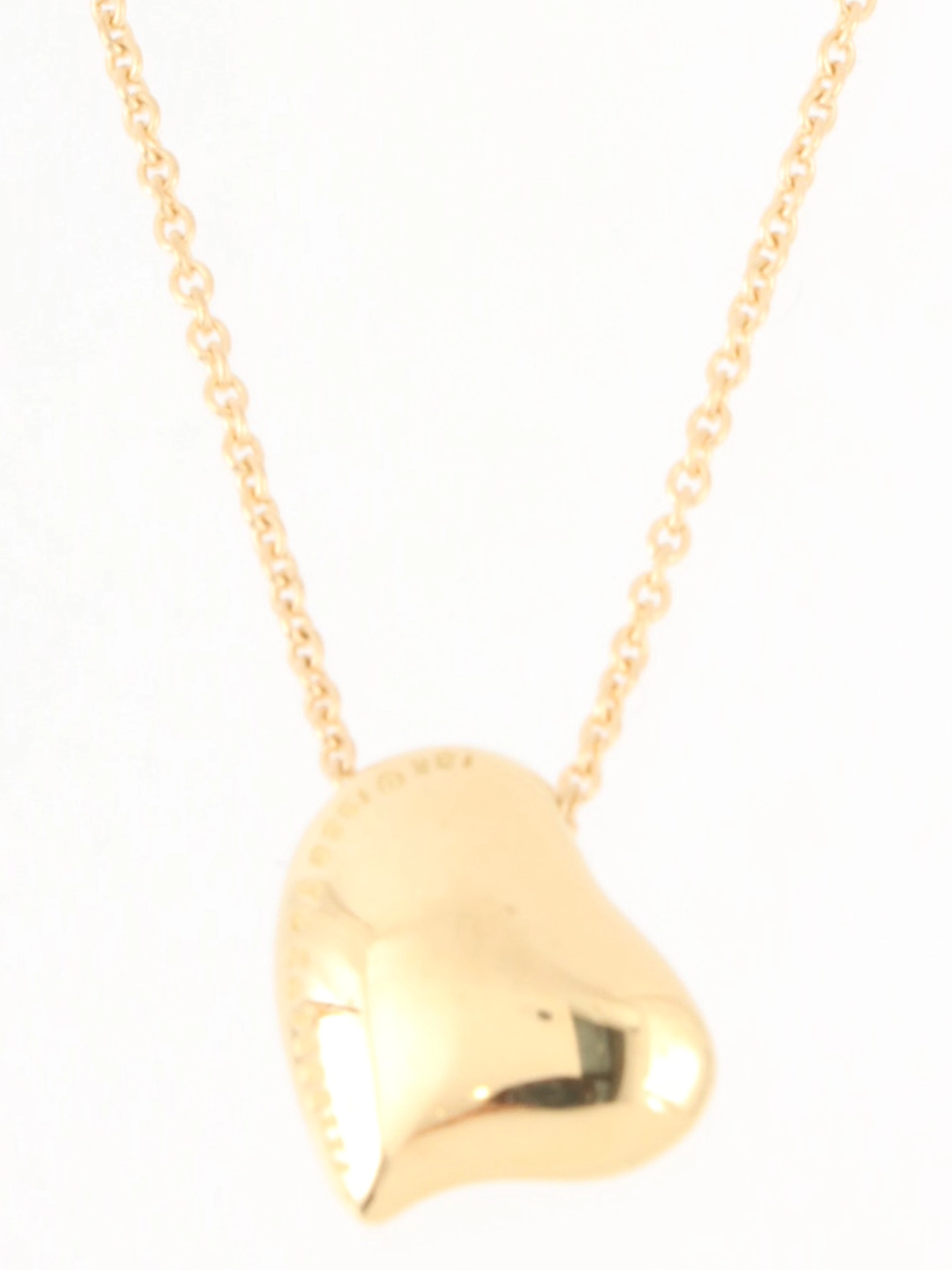 TIFFANY & CO. 18Kフルハートネックレス ゴールド｜VINTAGE QOO