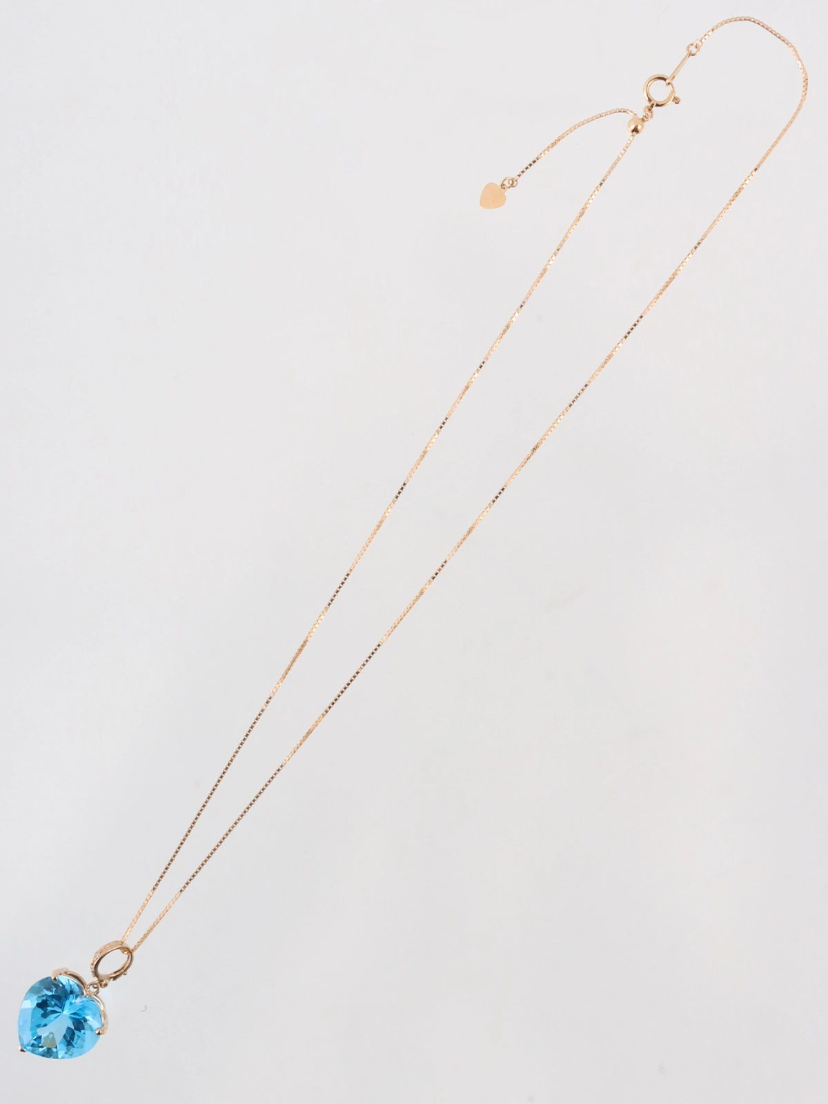Selection Jewelry 18Kダイヤモンドブルートパーズハート