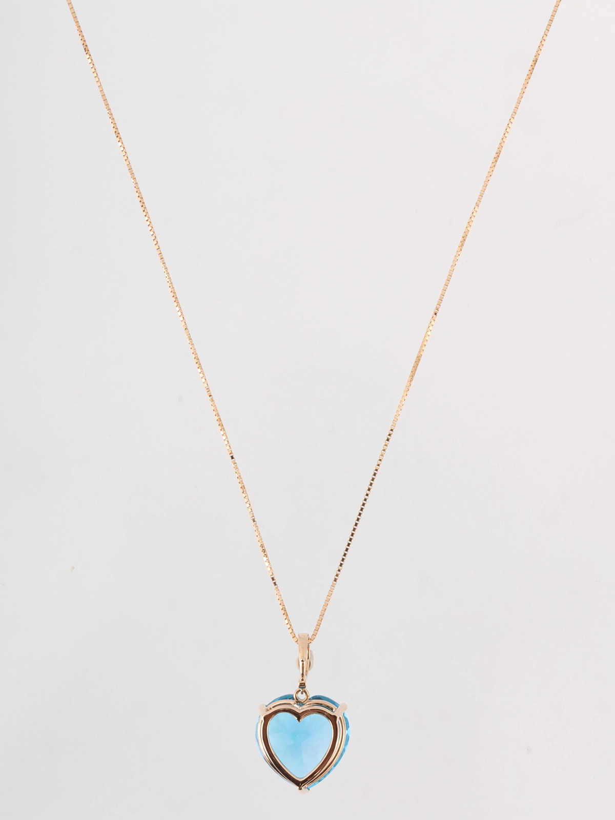 Selection Jewelry 18Kダイヤモンドブルートパーズハート