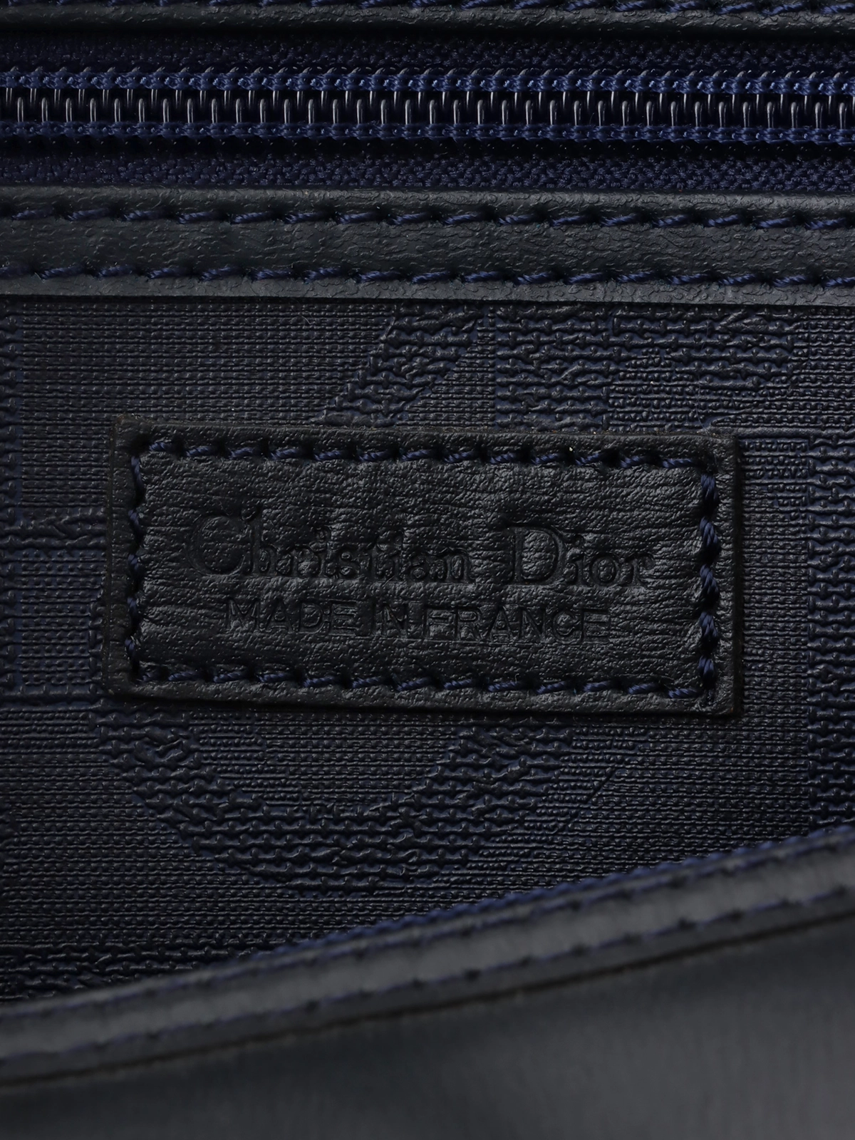 DIOR パテントトロッターパターンレディディオール2wayバッグM