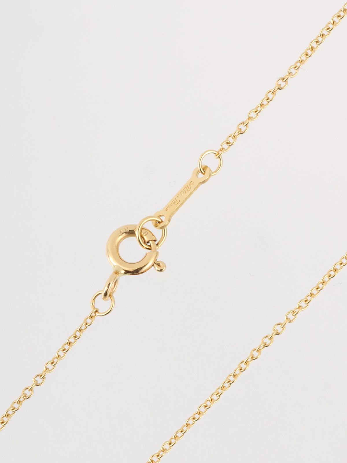 TIFFANY & CO. 18Kダイヤモンドラビングハートネックレス