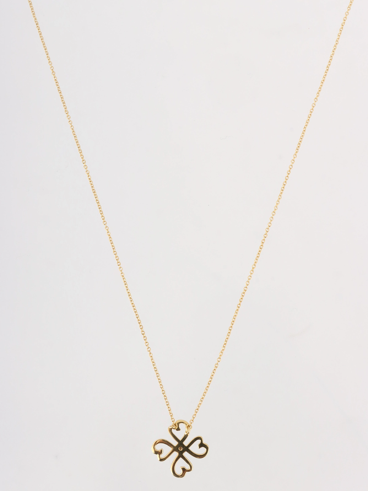 TIFFANY & CO. 18Kダイヤモンドラビングハートネックレス