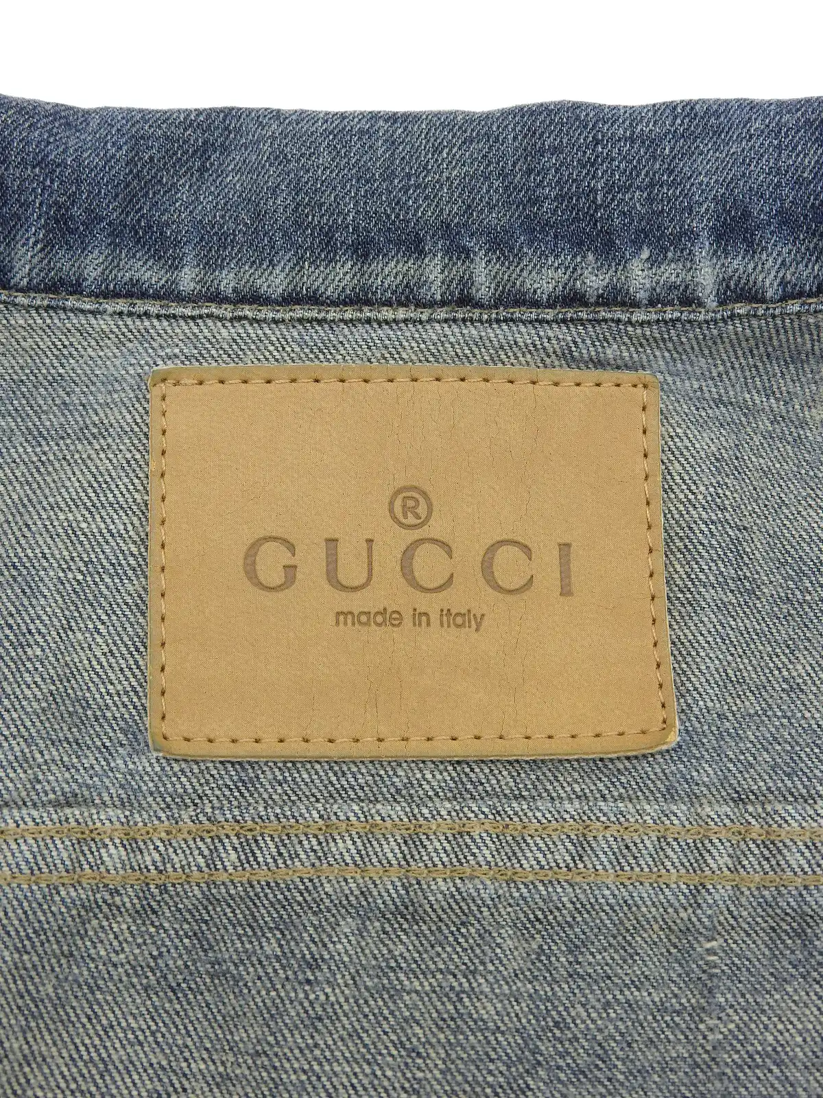 GUCCI デニムロゴボタンジャケット ブルー|VINTAGE QOO TOKYO GUCCI デニムロゴボタンジャケット ブルー|VINTAGE QOO TOKYO
