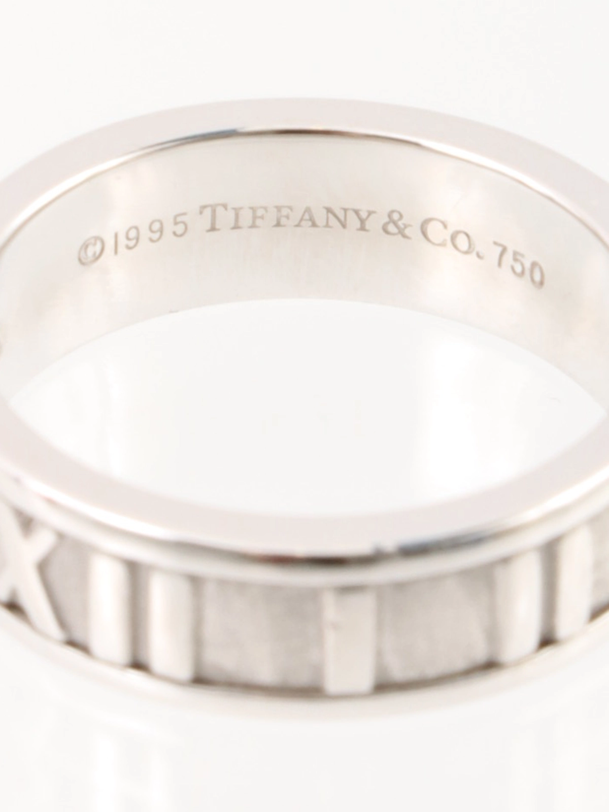 TIFFANY & CO. 18Kダイヤモンドアトラスリング シルバー