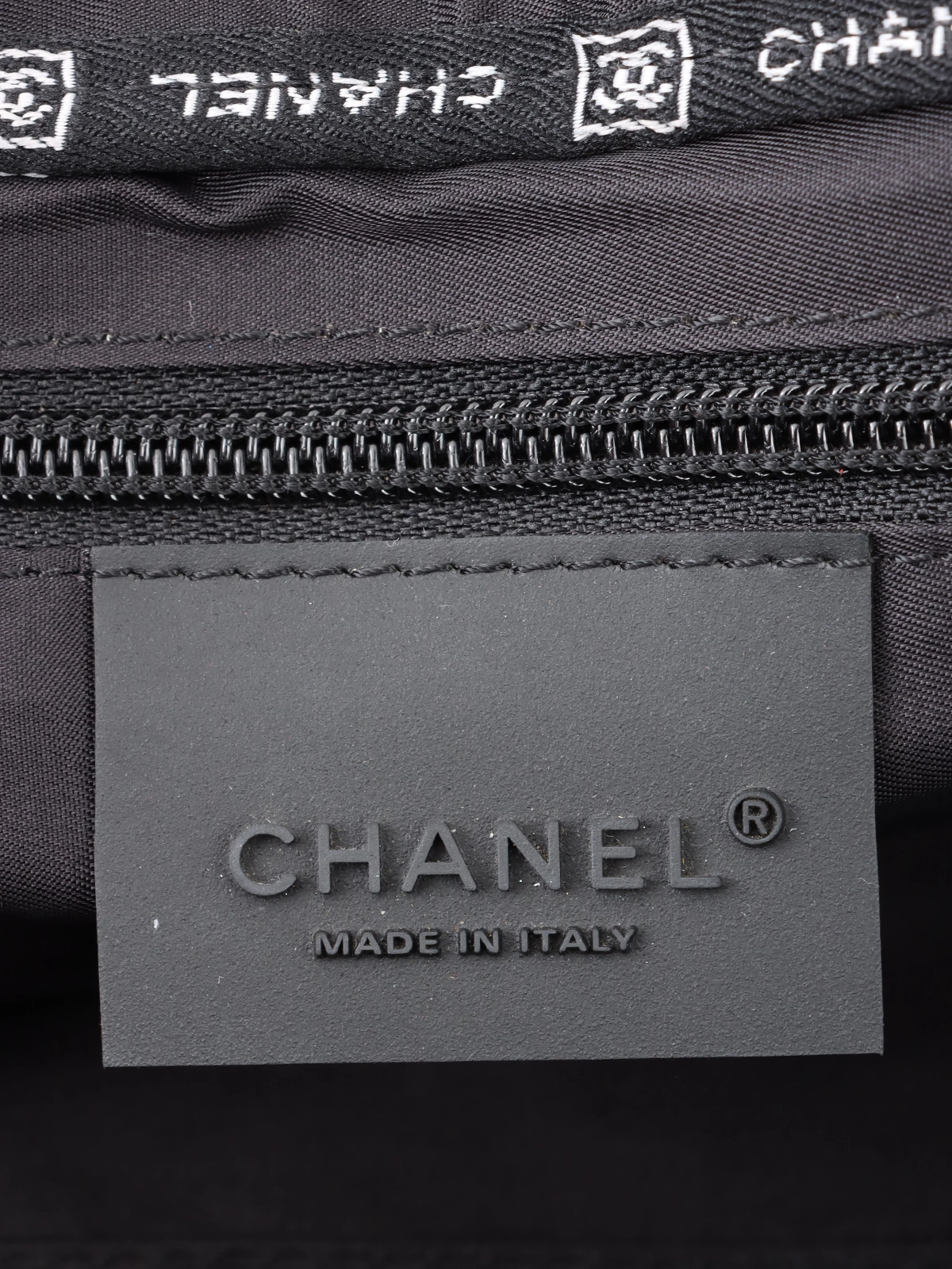 CHANEL 2004年頃製 スポーツラインウールナイロンコンビロゴ CHANEL 2004年頃製 スポーツラインウールナイロンコンビロゴ