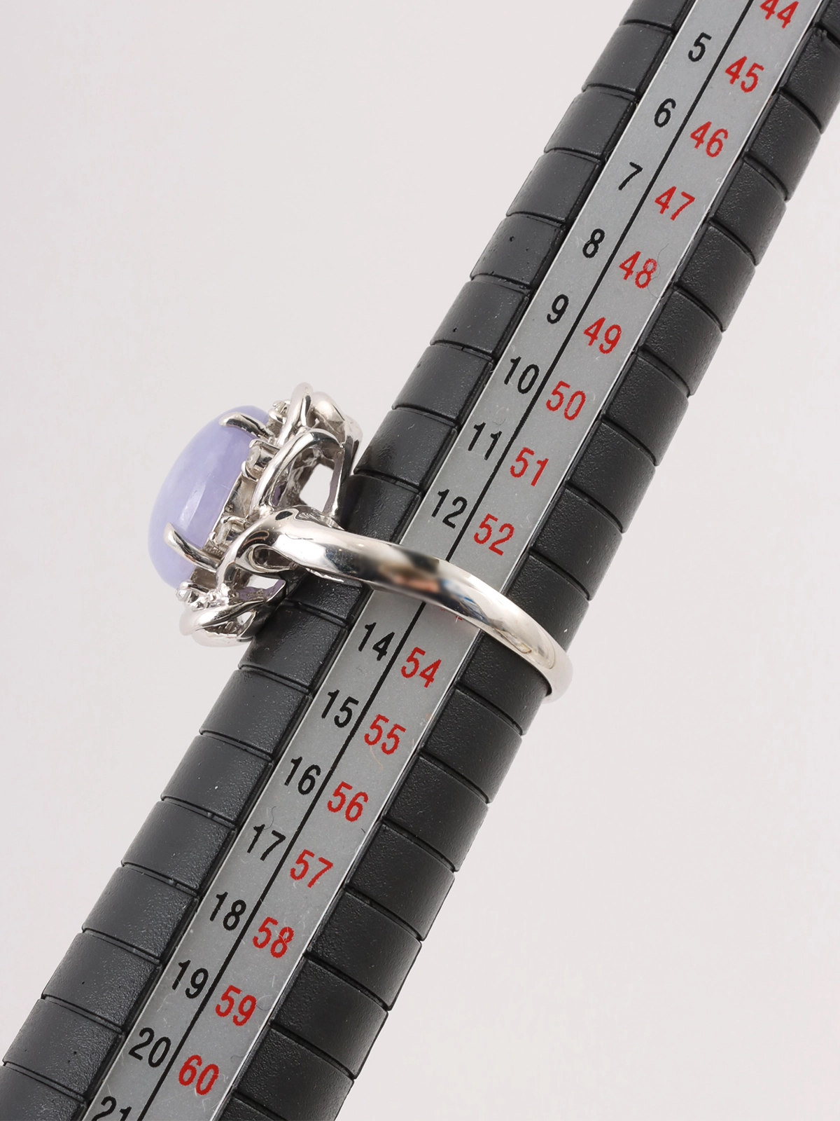 Selection Jewelry 18Kダイヤモンドジェイダイトオーバル
