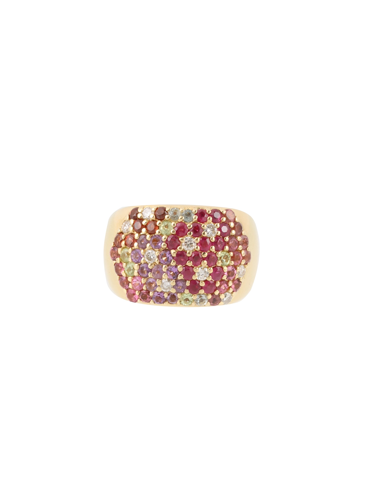 Selection Jewelry 18Kマルチストーンリング ゴールド｜VINTAGE