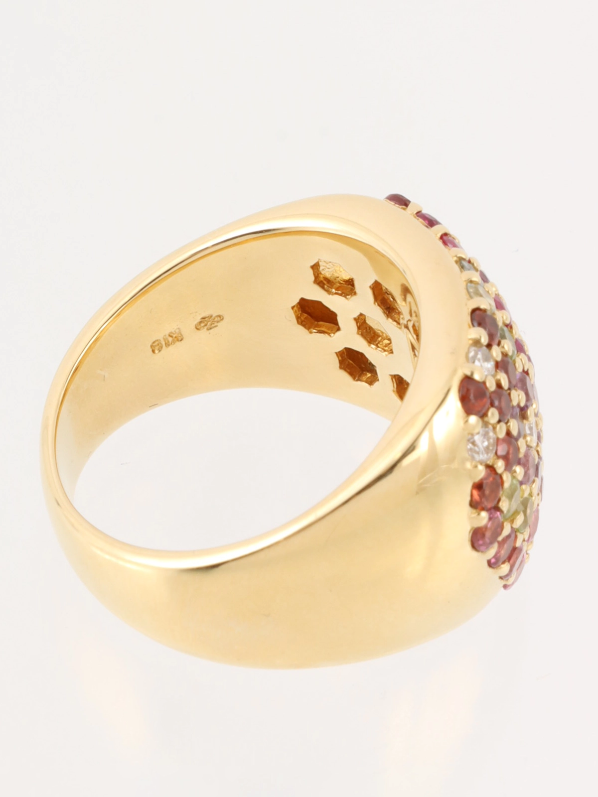 Selection Jewelry 18Kマルチストーンリング ゴールド｜VINTAGE