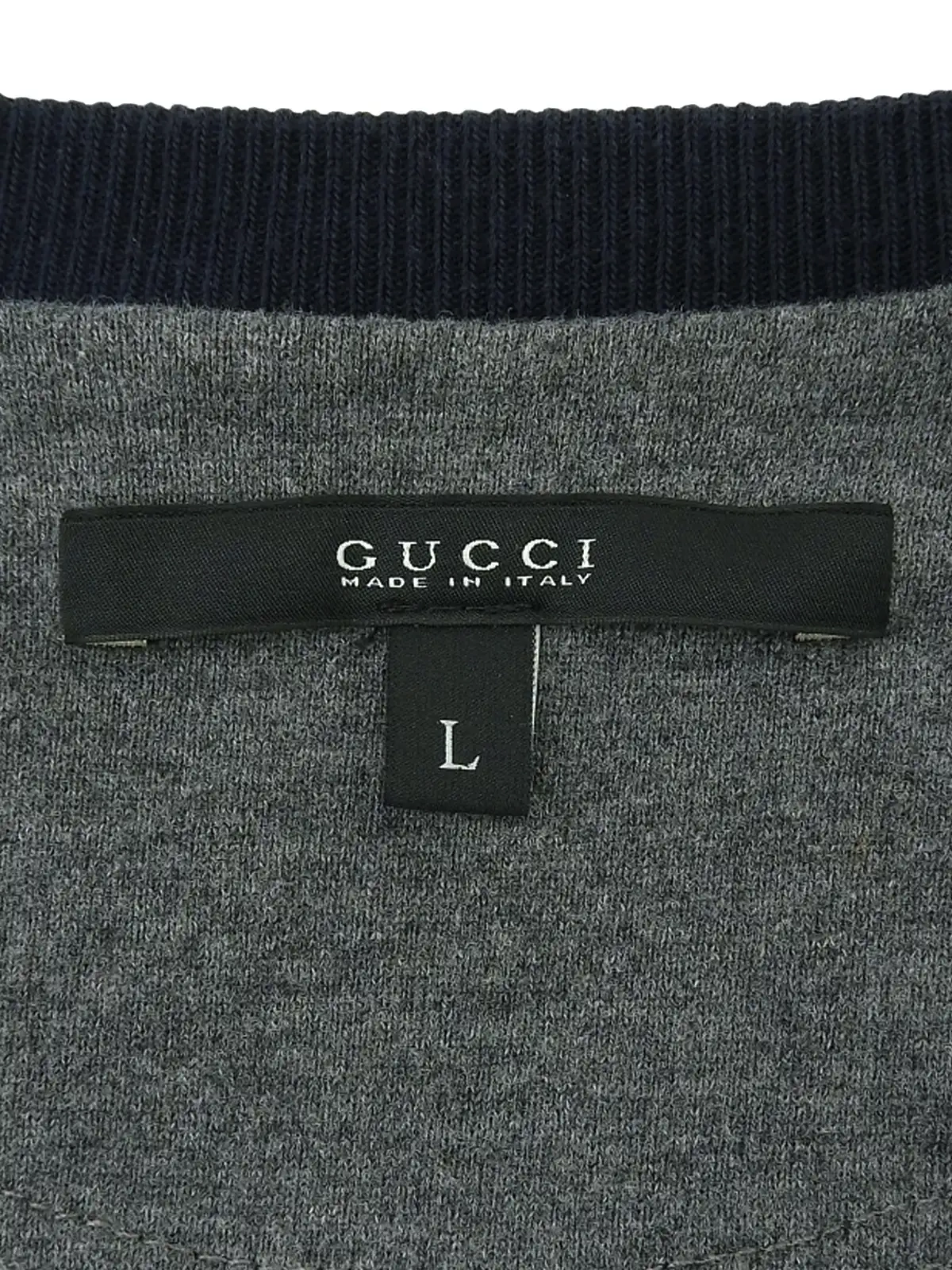 GUCCI ロゴデザインプリントラグランロングスリーブトップス