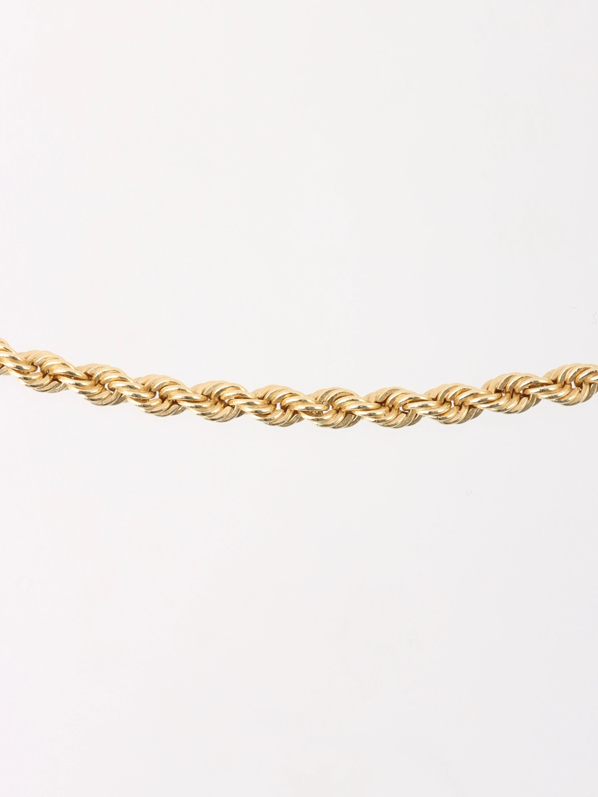 TIFFANY & CO. 14Kツイストロープチェーンネックレス ゴールド