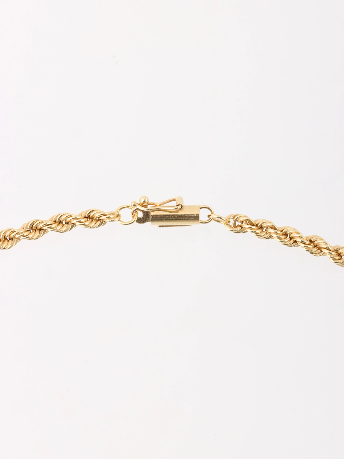 TIFFANY & CO. 14Kツイストロープチェーンネックレス ゴールド