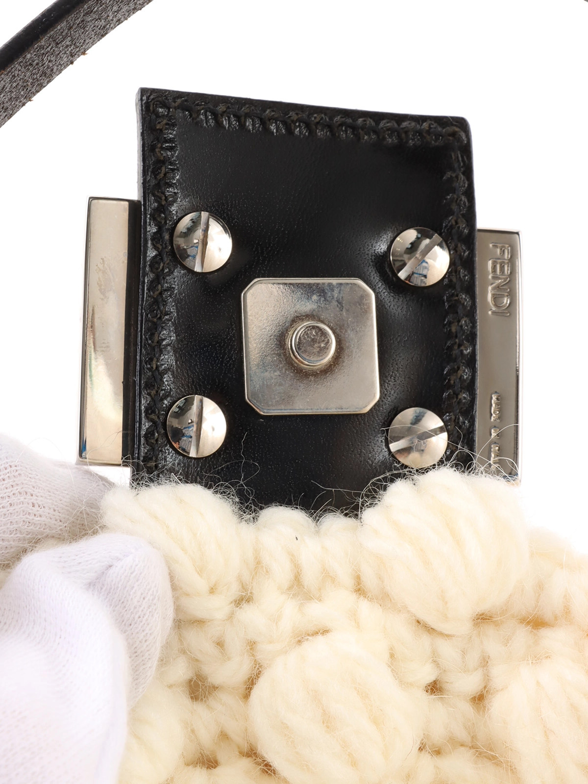 FENDI ニットマンマバケット ホワイト｜VINTAGE QOO TOKYO