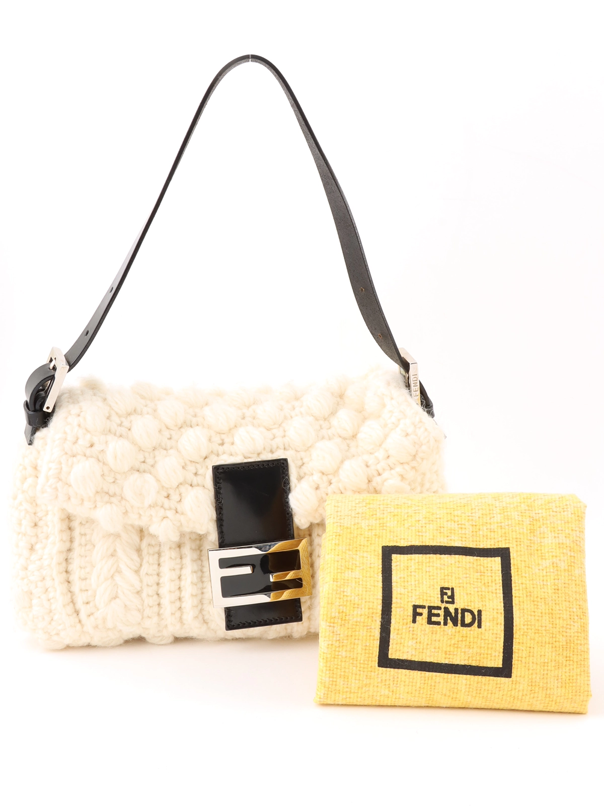 FENDI ニットマンマバケット ホワイト｜VINTAGE QOO TOKYO