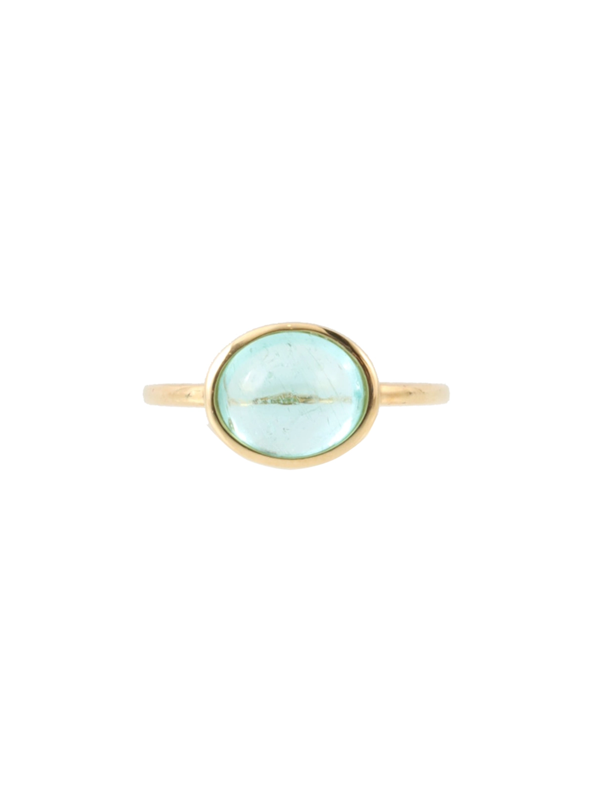 Selection Jewelry 18Kオーバルトルマリンリング ゴールド