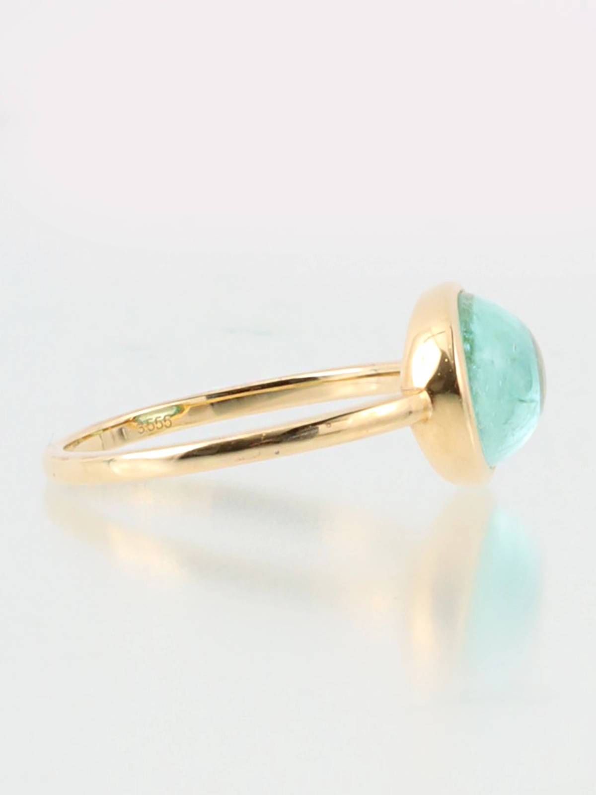 Selection Jewelry 18Kオーバルトルマリンリング ゴールド