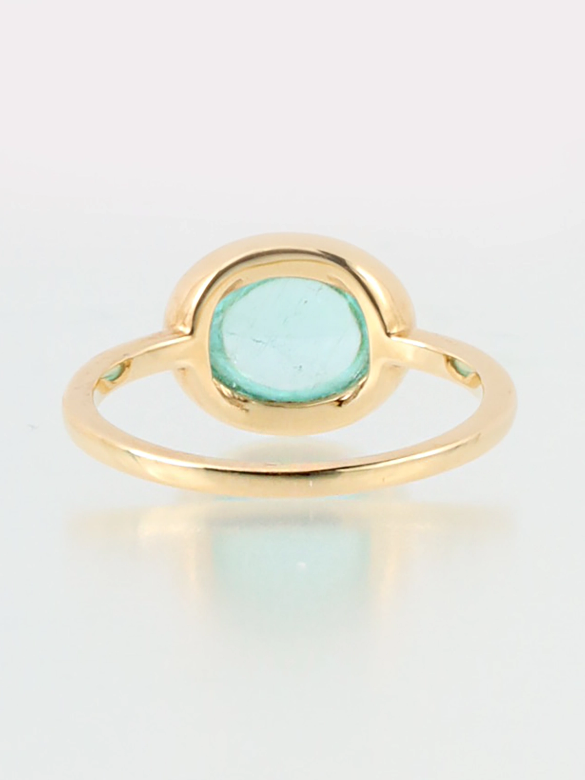 Selection Jewelry 18Kオーバルトルマリンリング ゴールド