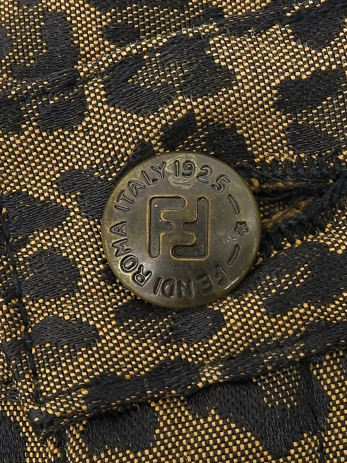 FENDI レオパードパターンパンツ ブラウン｜VINTAGE QOO TOKYO