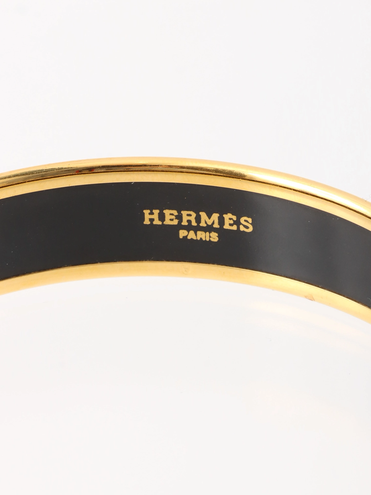 HERMES エマイユバングル ブラック｜VINTAGE QOO TOKYO