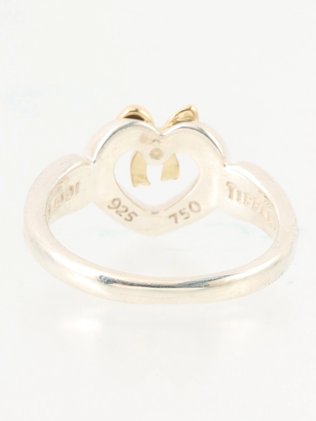 【初回限定】 TIFFANY & シルバー 18K925ハートリボンモチーフリング CO. ゲームセンター・ゲームカード
