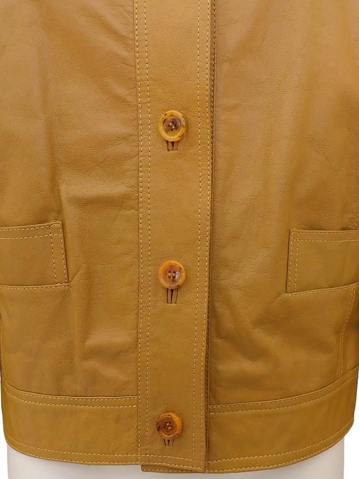 PRADA レザージャケット キャメル｜VINTAGE QOO TOKYO