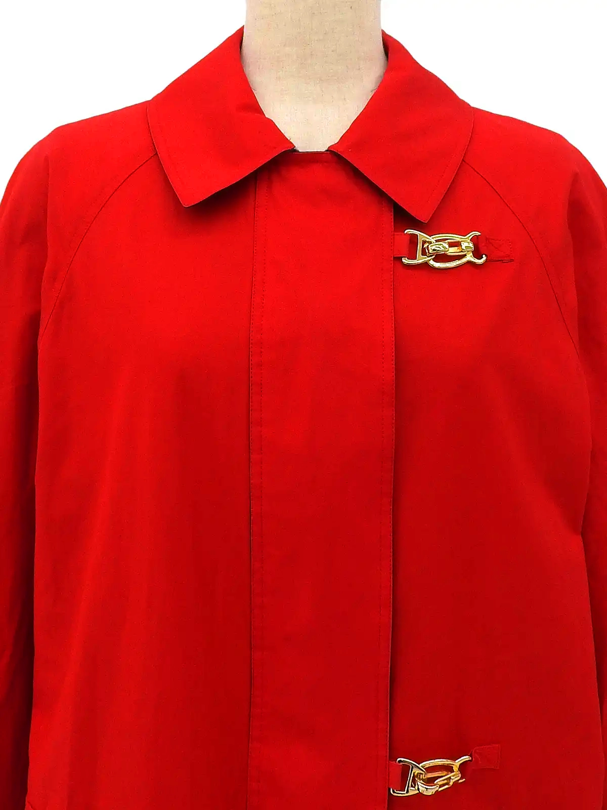 超激レア】 80s GIVENCHY スプリングコート レッド ヴィンテージ