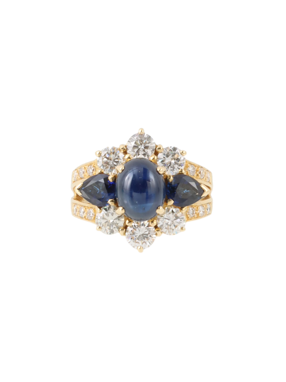 Selection Jewelry 18Kサファイアダイヤモンドデザインリング Selection Jewelry 18Kサファイアダイヤモンドデザインリング