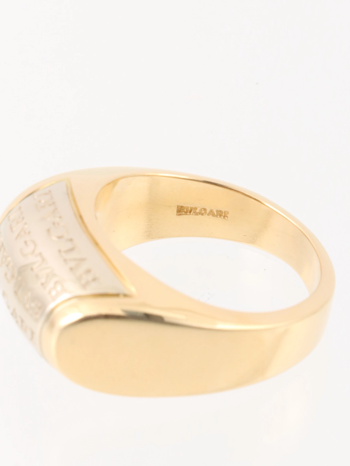 BVLGARI 18Kトロンケットリング ゴールド／シルバー｜VINTAGE