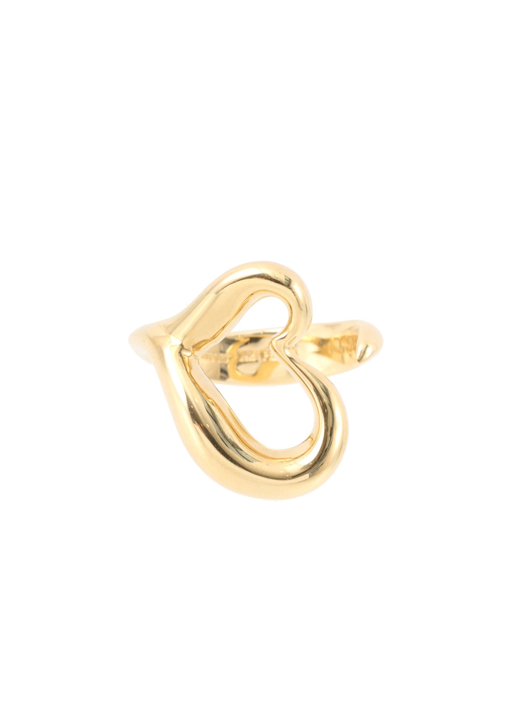 TIFFANY & CO. 18Kオープンハートリング ゴールド｜VINTAGE QOO