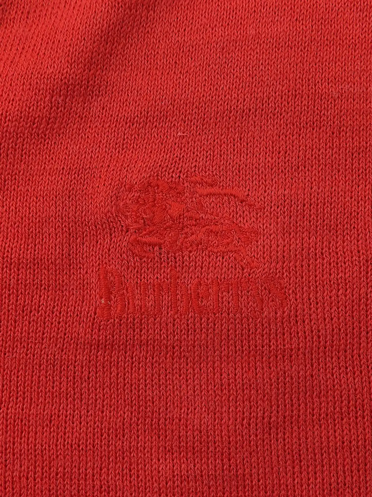 BURBERRY ロゴ刺繍ベスト レッド|VINTAGE QOO TOKYO BURBERRY ロゴ刺繍ベスト レッド|VINTAGE QOO TOKYO