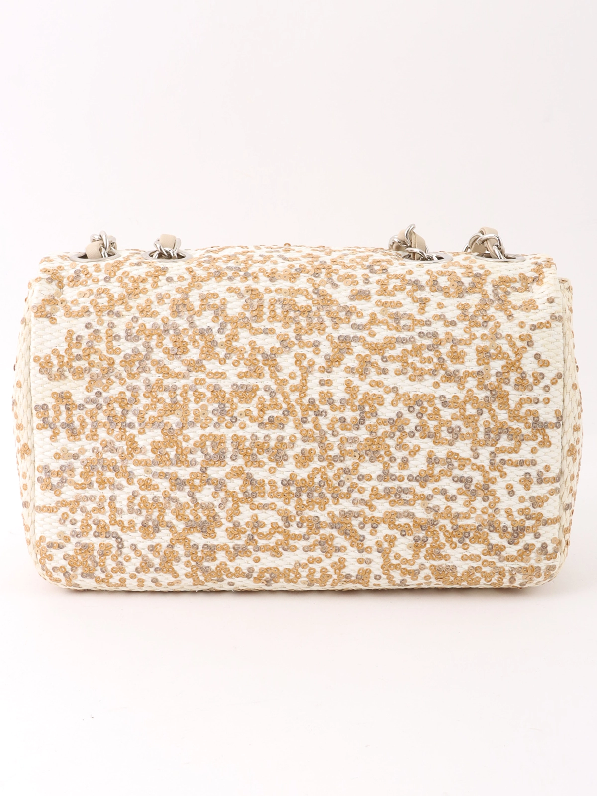 CHANEL 2014年頃製 ストロースパンコールCCターンロックチェーン CHANEL 2014年頃製 ストロースパンコールCCターンロックチェーン