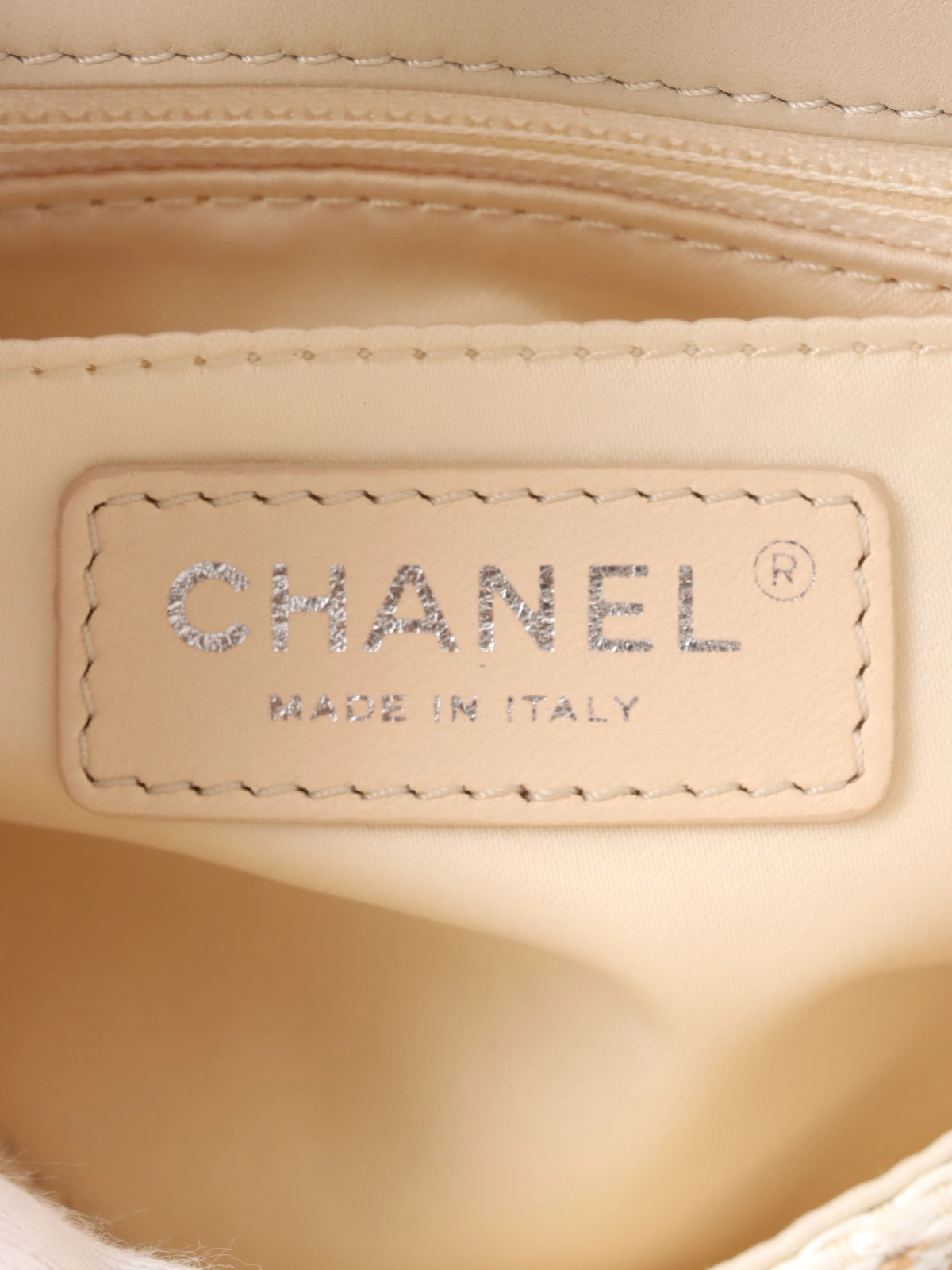 CHANEL 2014年頃製 ストロースパンコールCCターンロックチェーン CHANEL 2014年頃製 ストロースパンコールCCターンロックチェーン