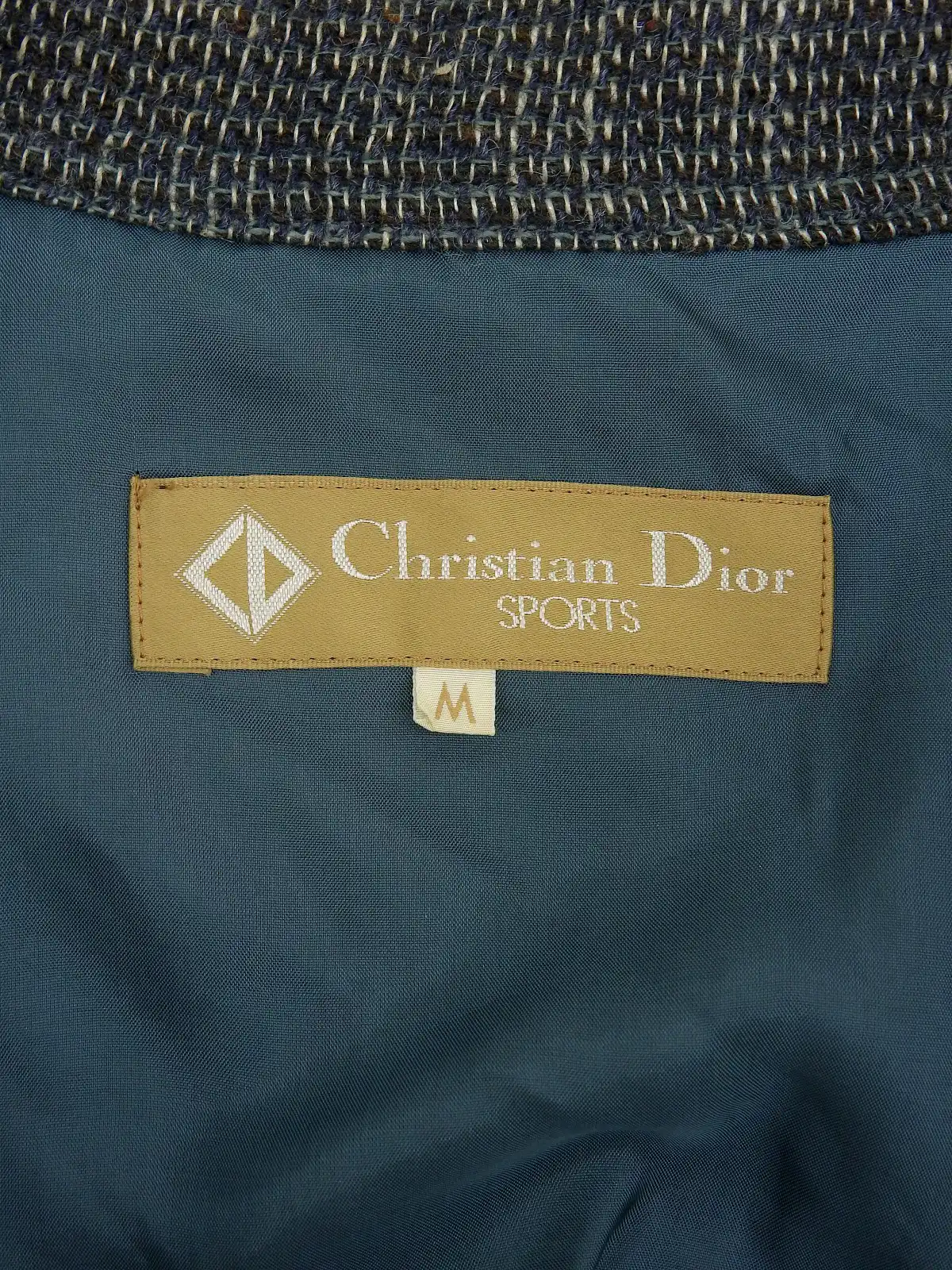 DIOR ウールロゴスタンドカラーブルゾン グリーン|VINTAGE QOO DIOR ウールロゴスタンドカラーブルゾン グリーン|VINTAGE QOO