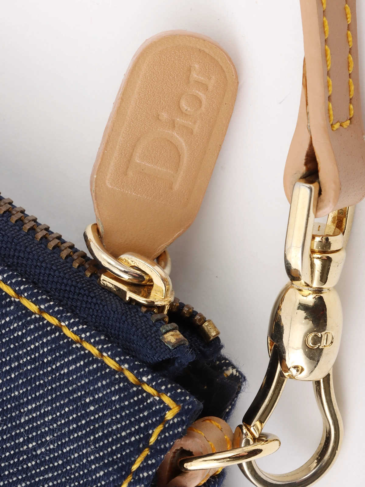 DIOR サドルバッグ 美品 DIOR デニムサドルバッグ インディゴ｜VINTAGE QOO TOKYO