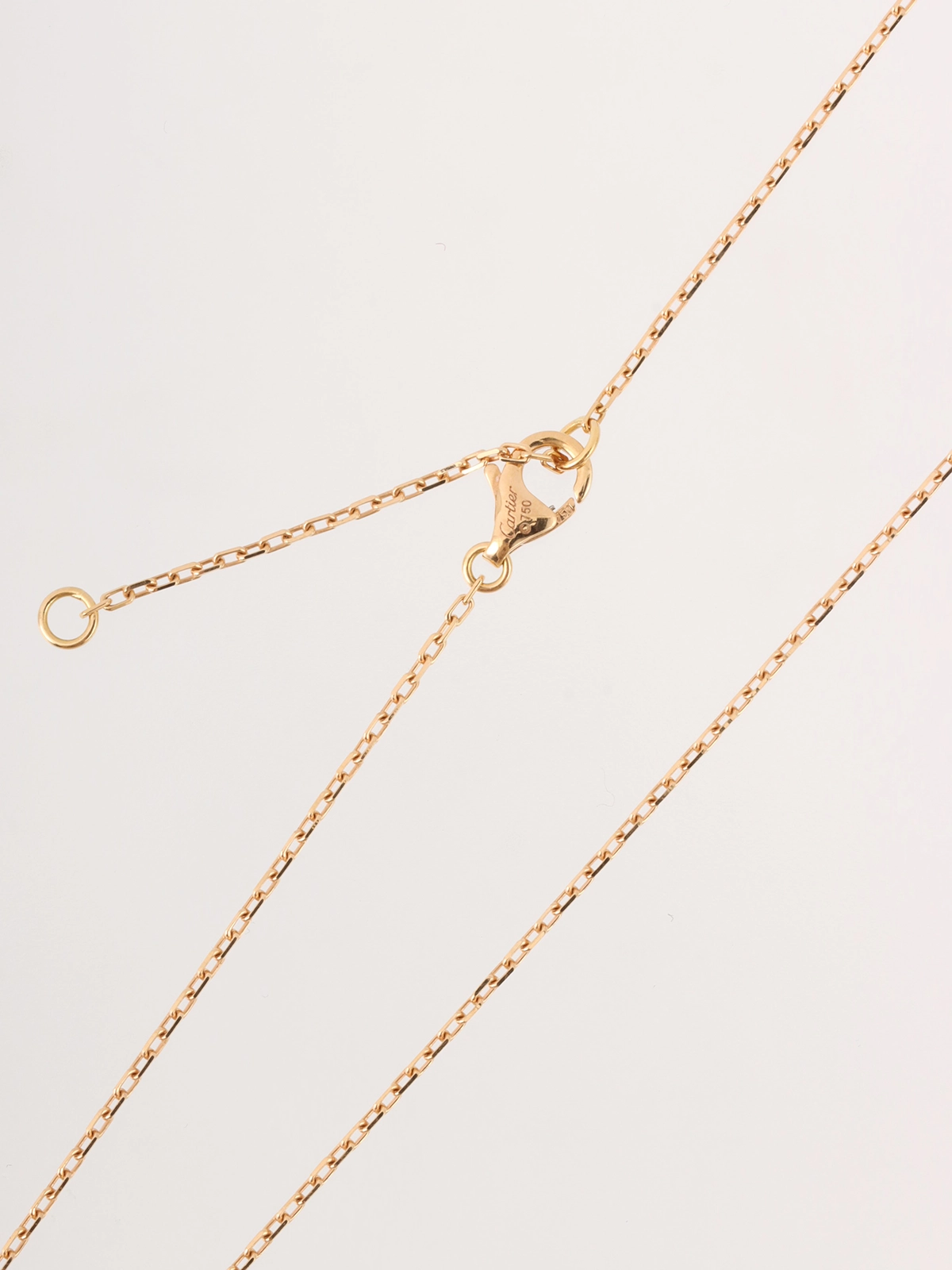 CARTIER 18Kダイヤモンドマザーオブパールトーチュネックレス CARTIER 18Kダイヤモンドマザーオブパールトーチュネックレス