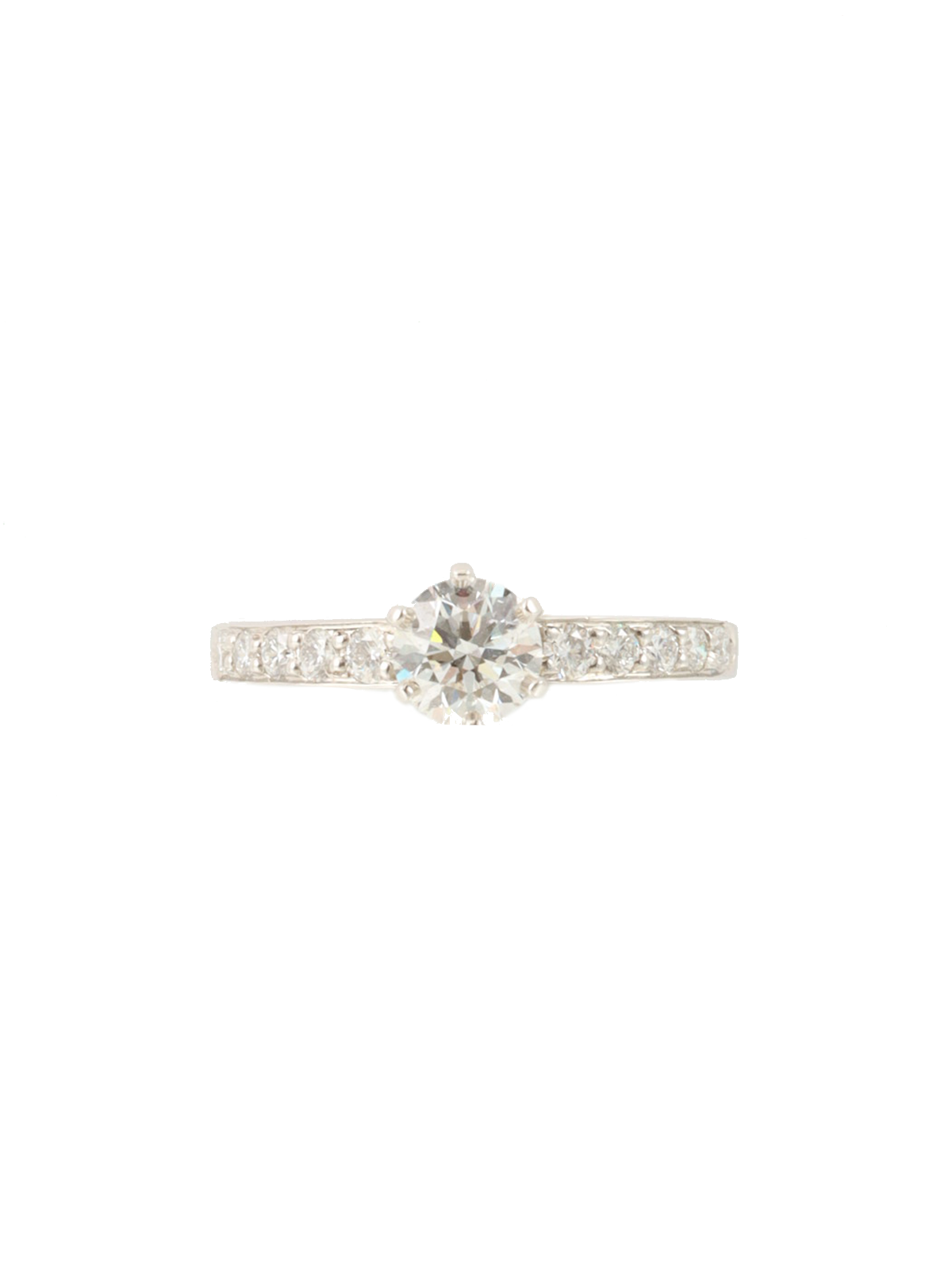 TIFFANY & CO. プラチナダイヤモンドソリティアリング シルバー