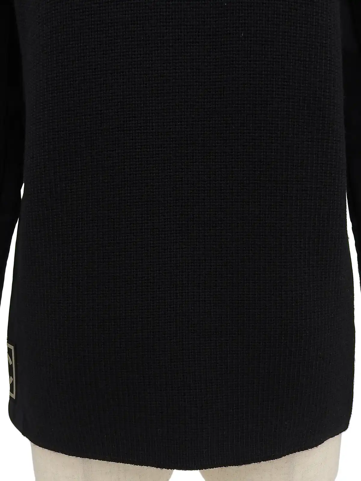 CHANEL 2002年製 CCマークジップアップニットトップス ブラック