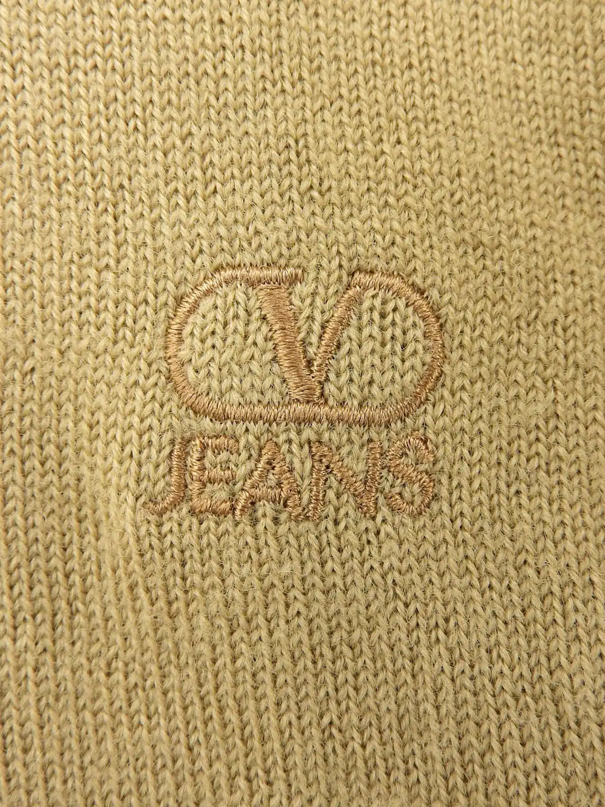 VALENTINO ロゴ刺繍セーター ベージュ｜VINTAGE QOO TOKYO
