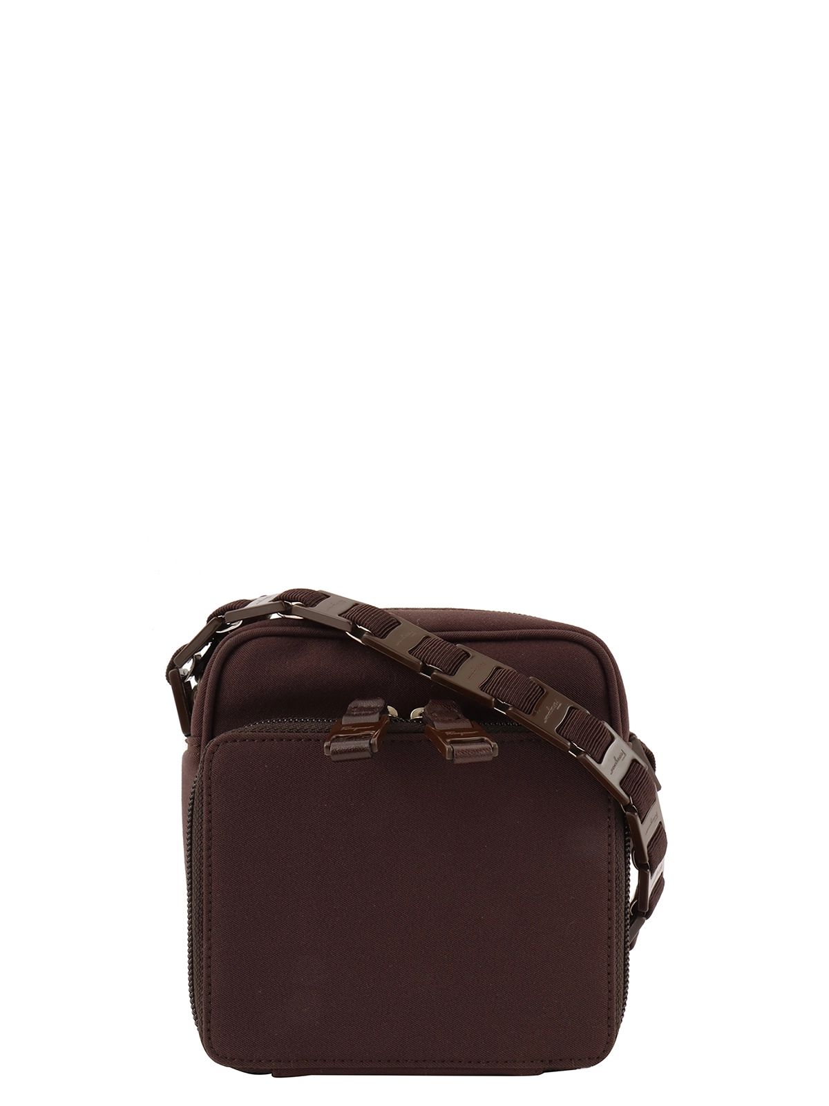 SALVATORE FERRAGAMO ヴァラプレートチェーンショルダーバッグ
