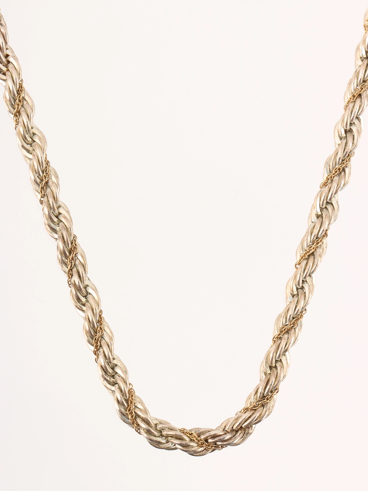 TIFFANY & CO. 18K925ツイストロープチェーンネックレス