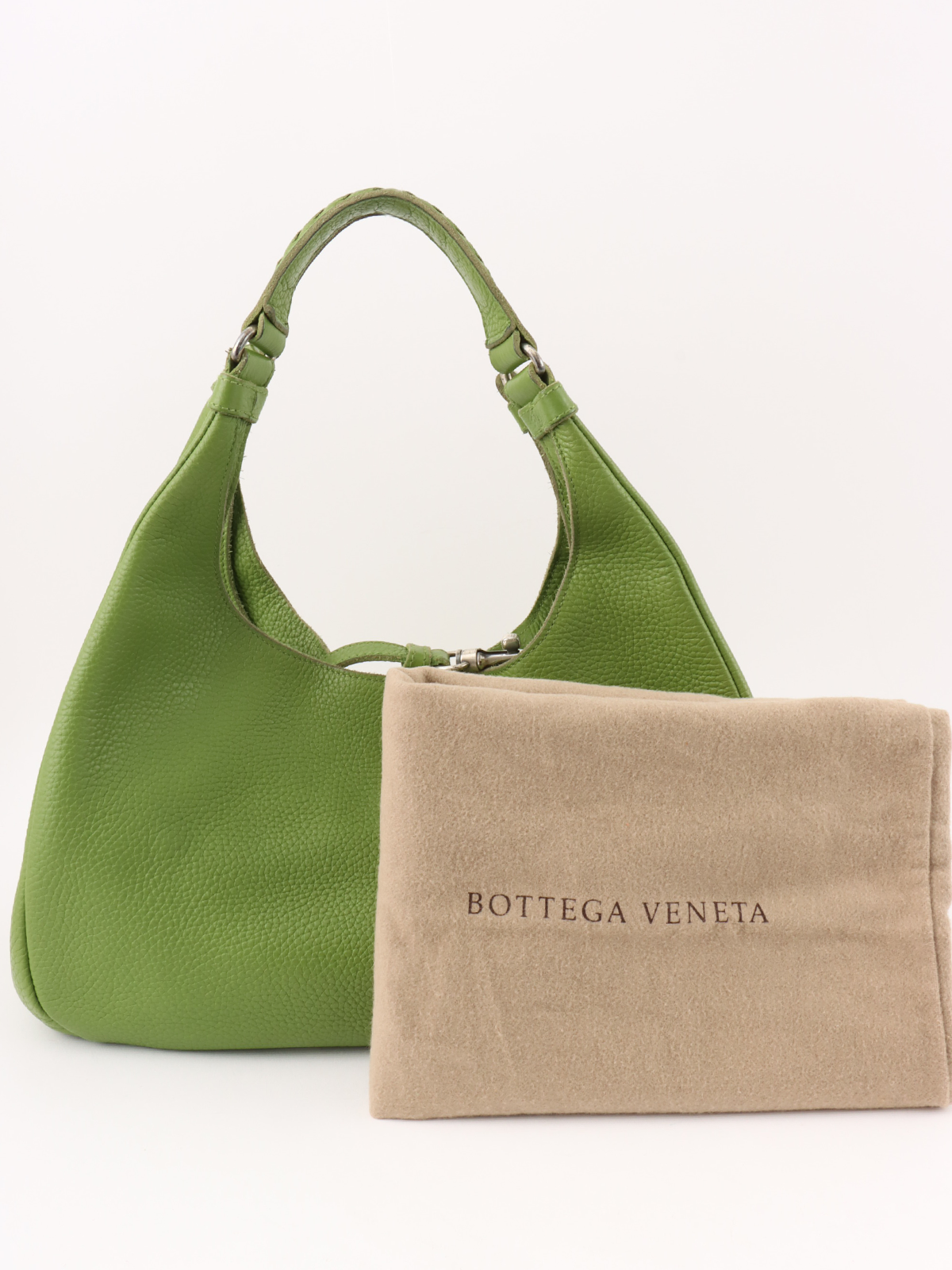 BOTTEGA VENETA カンパーナショルダーバッグ グリーン｜VINTAGE