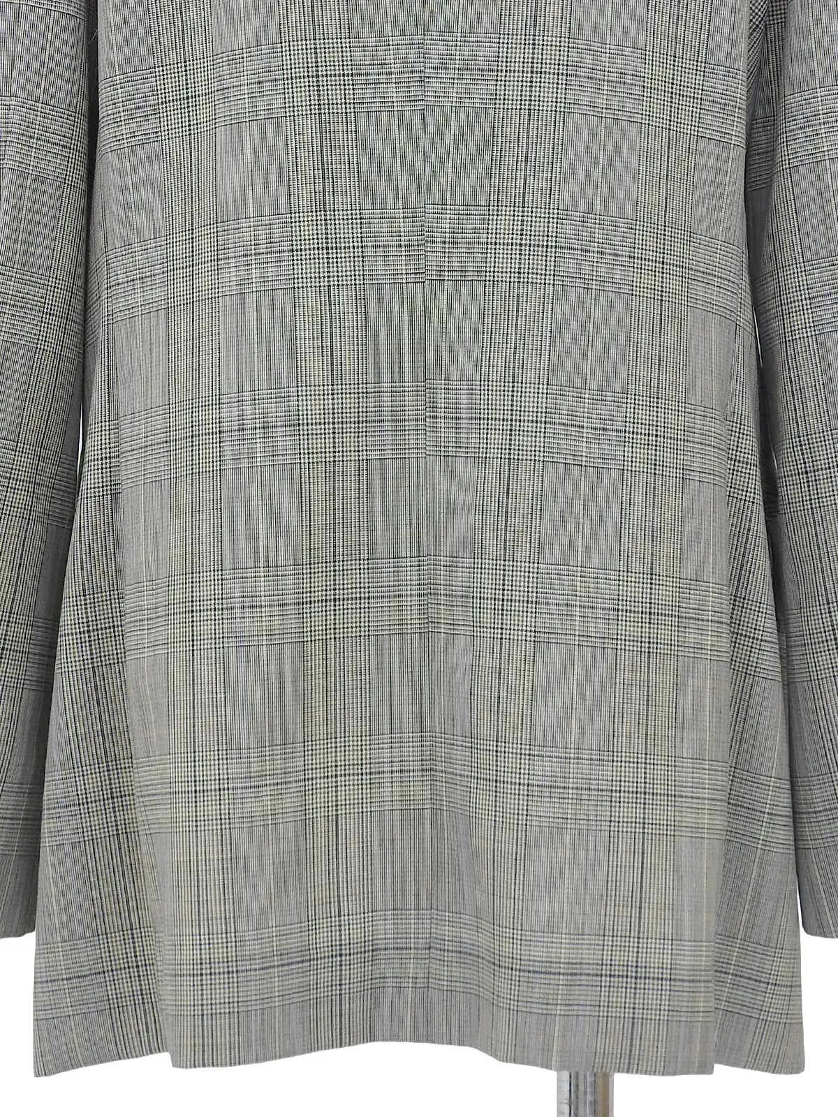 BURBERRY ウールチェックパターンダブルブレストジャケット