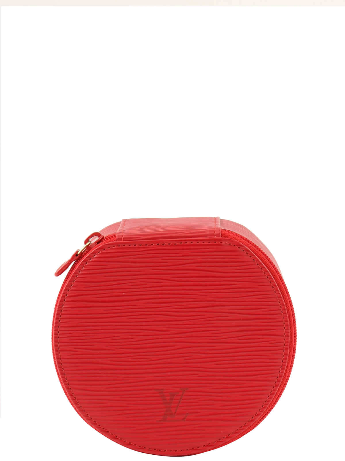 Auth LOUIS VUITTON Epi Ecrin Bijoux Jewelry Case M48227 Red