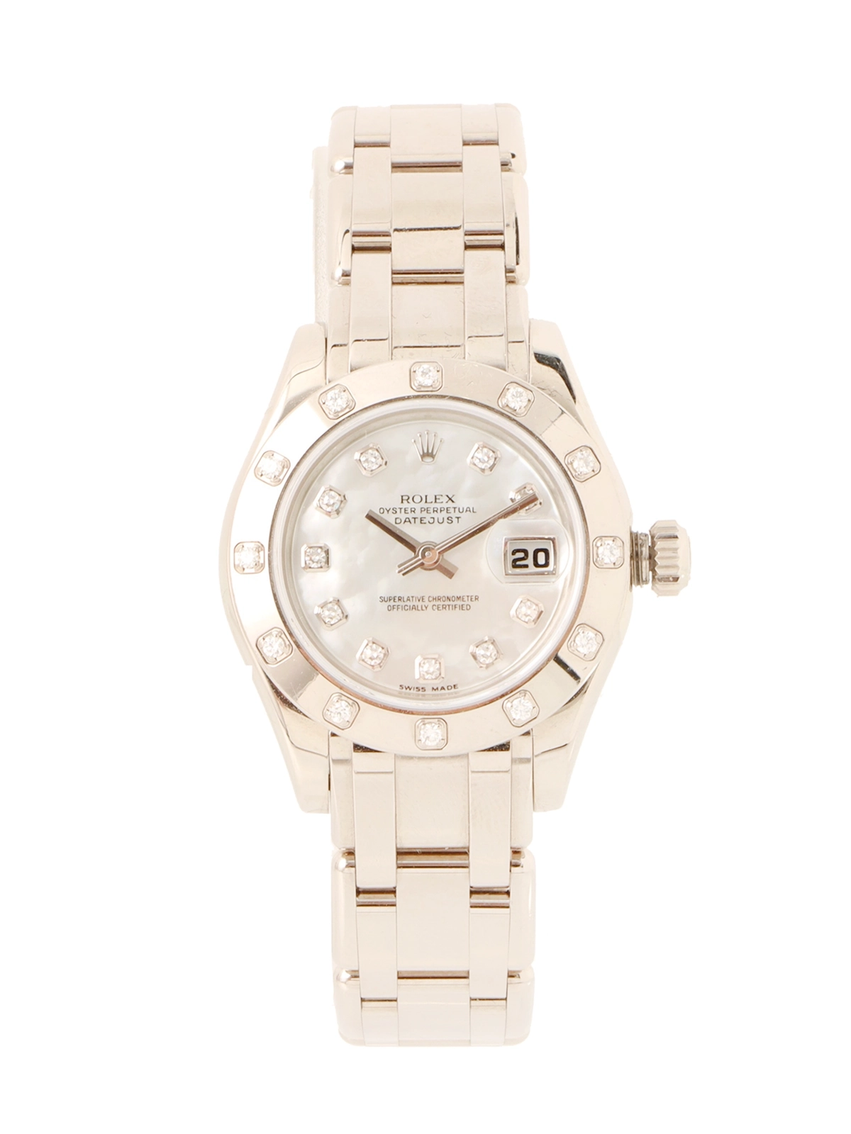 ROLEX 2007〜2008年頃製 10Pダイヤモンドデイトジャストパール